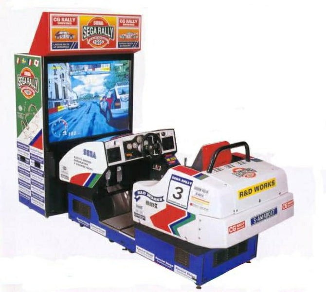 Sega Rally Championship Deluxe Arcade Machine Carousel 1