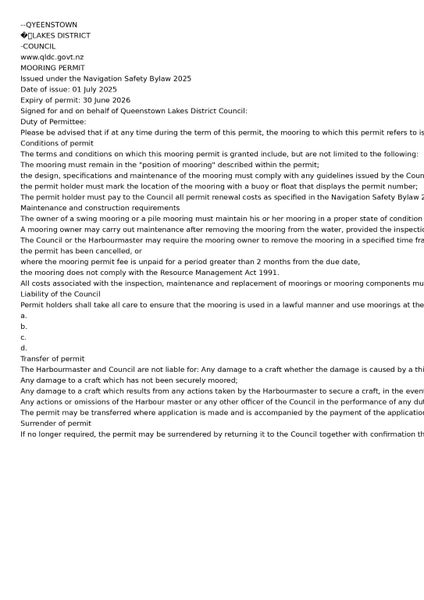 Mooring Queenstown Carousel 1