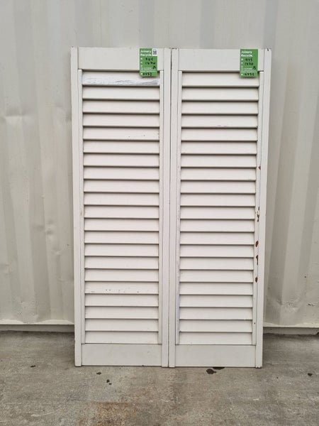 Interior Wooden Shutters 890 W x 1470 H [#4732] Carousel 1