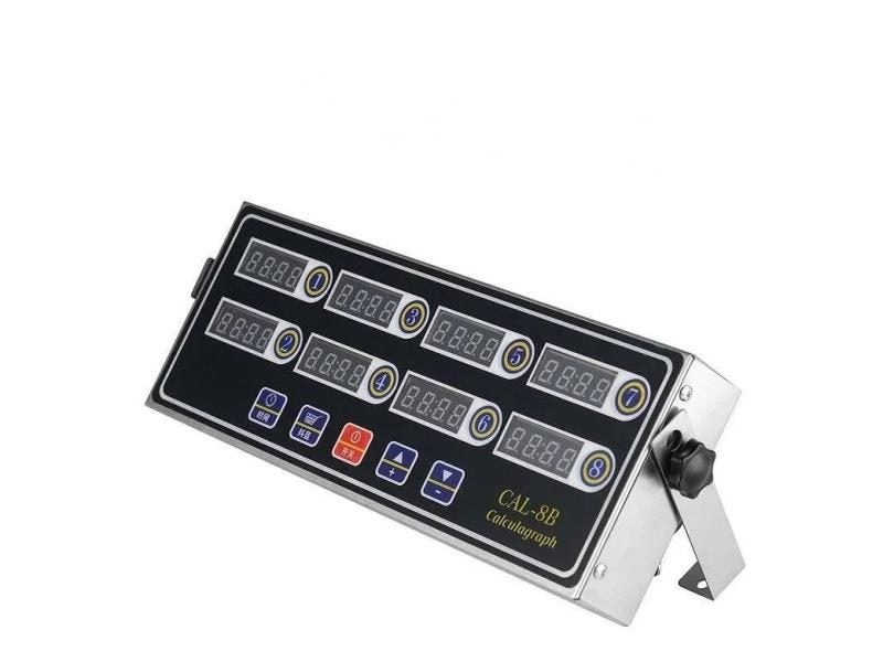 Commercial Eighth 8 Channel Key Kitchen Timer Digital Timing Shaking Reminder Carousel 1
