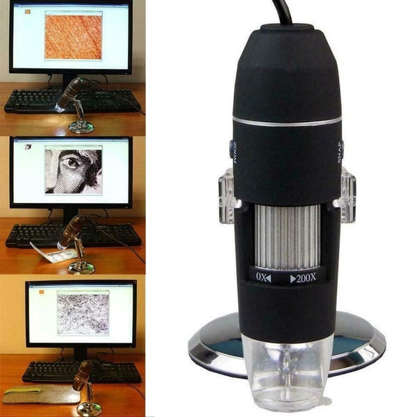 Digital Microscope Video Camera 50X to 500X for Mac Carousel 2
