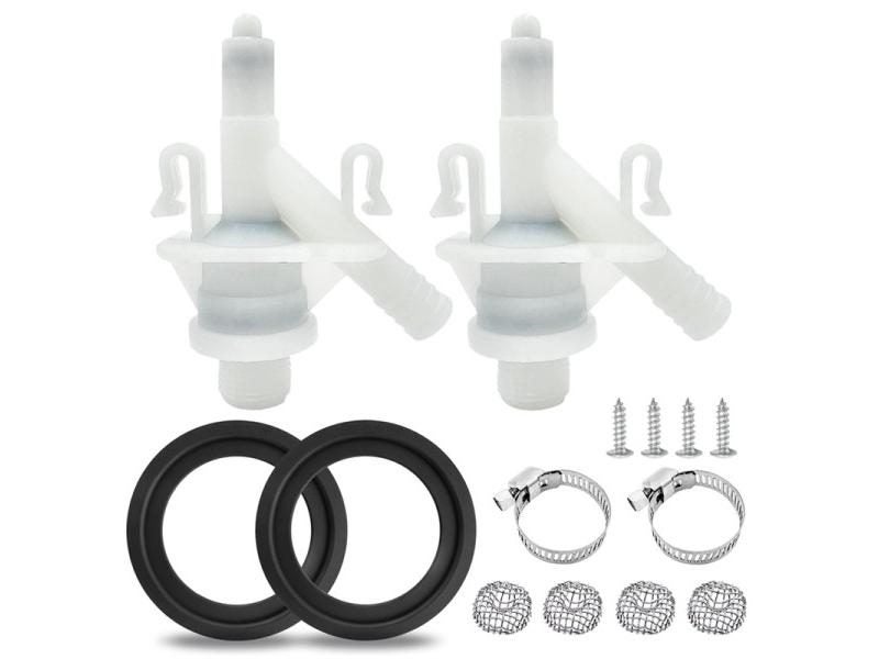 2Pack 385311641 Water Valve Kit For Sealand/Dometic Toilets Series 300 310 320 Carousel 1