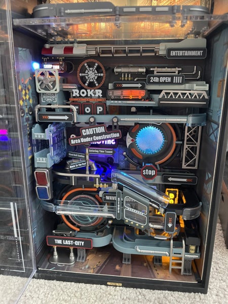 Metal ball x8 Marble Run RGB gamer Carousel 1