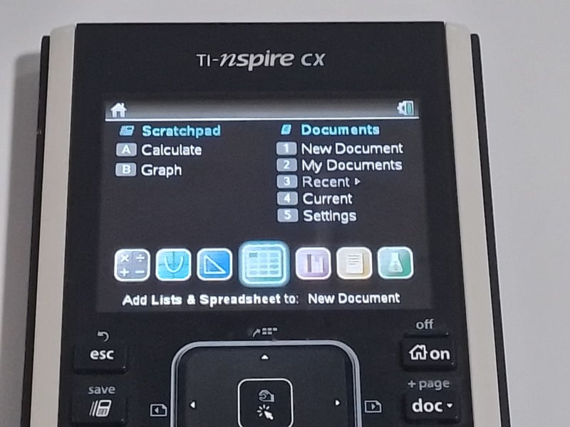 Texas Instruments TI-Nspire CX graphing calculator Carousel 2