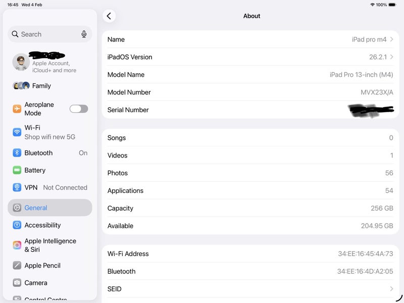 $1 Res iPad Pro M4 256GB (2024) Black WiFi Carousel 20