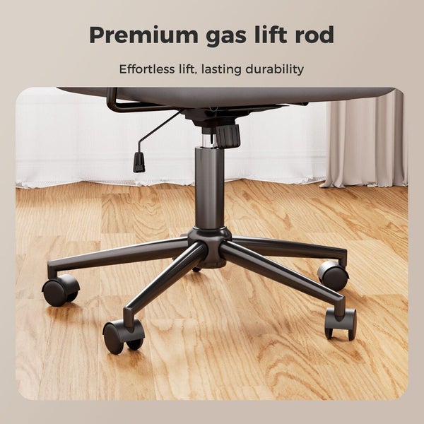 Levede Gaming Office Chair PU Ergonomic Executive Computer Seat Adjustable Grey Carousel 9