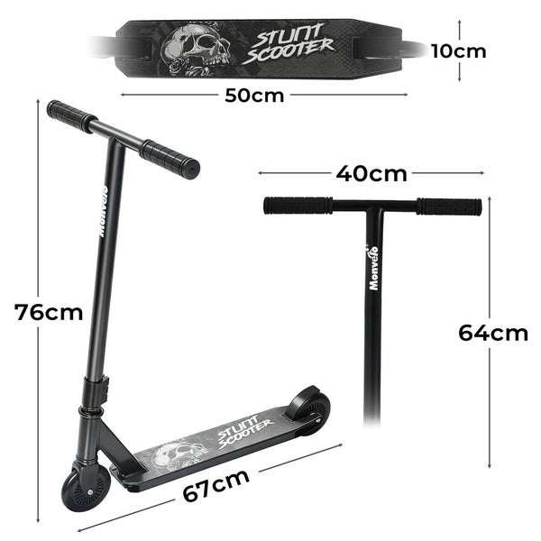 Monvelo Stunt Scooter Kids Adult Freestyle Trick 360° Spin Kick Push Tricks Ride Carousel 9