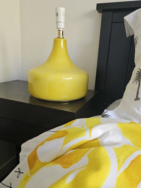 Vintage IKEA Of Sweden (Maria Vinka 2011) Yellow Circles Curtains x 2 Carousel 10
