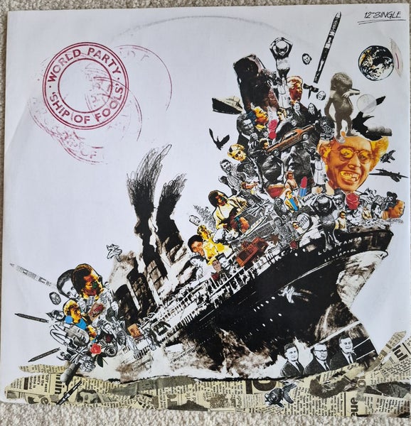 World Party - Ship Of Fools 12" Carousel 1