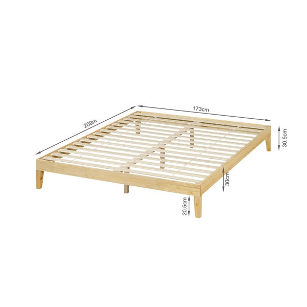 King Wooden Bed Frame Carousel 12