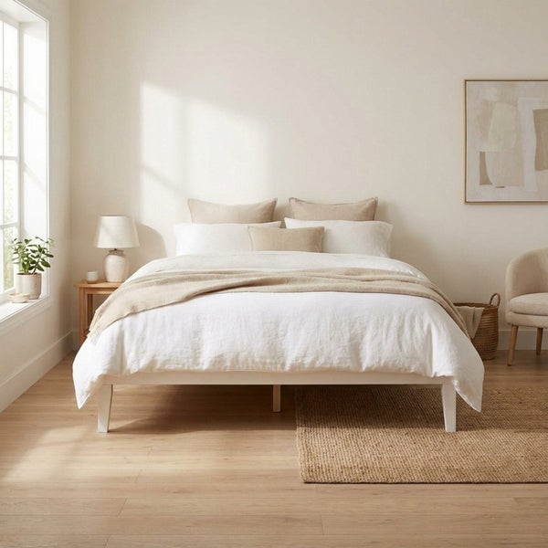 King Wooden Bed Frame Carousel 1