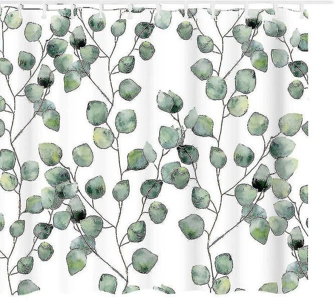 Shower Curtain Bathroom Curtains With Hooks Anti-mildew Washable Beautiful Print Carousel 1