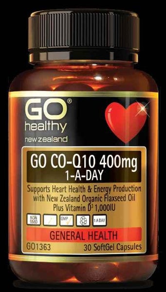 Go Healthy CoQ10 400mg 60 Capsules Carousel 2