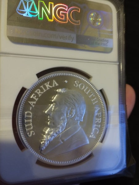 2022 South Africa 5th Anniversary Krugerrand Silver Coin PF70 ONLY 228 Carousel 7