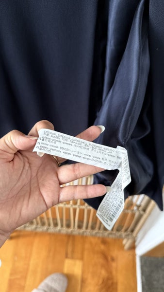 Zara Basic Navy Longline Blazer Coat – Size M (US M / EUR MEX 28) Carousel 10