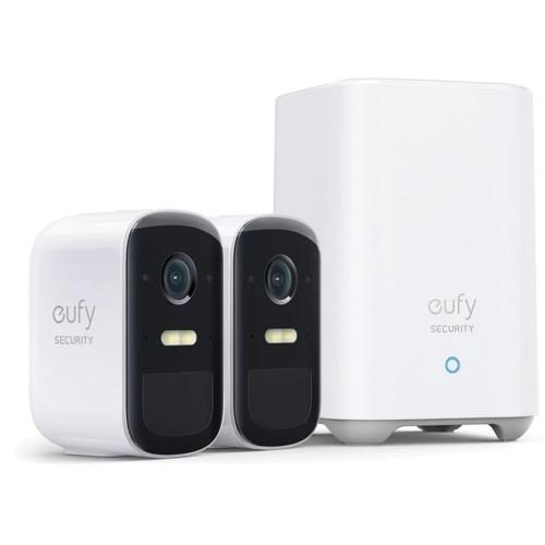 Eufy Security eufyCam 2C Pro 2K Outdoor Wire-Free Battery Camera Kit - 2 Pack Carousel 1