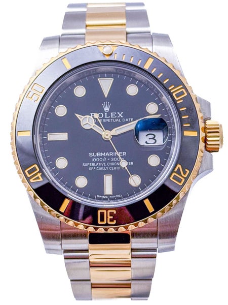 Rolex Oyster Perpetual Submariner Ref 116613LN Black 18ct Gold & Steel 2020 B&P Carousel 2
