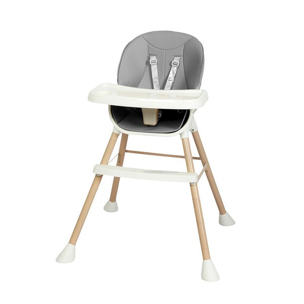 Bopeep Baby High Chair 6-In-1 Removable Seat and Trays Adjustable Height Eating Carousel 1