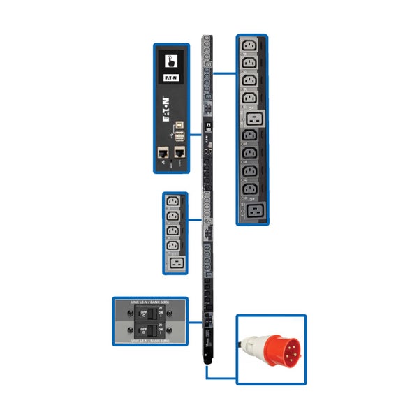 Tripp Lite Eaton 23kW 220-240V 3PH Switched PDU - Datacentre Managed PDU Carousel 1