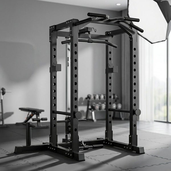 Multi functional Home Power Cage Squat Rack Carousel 1
