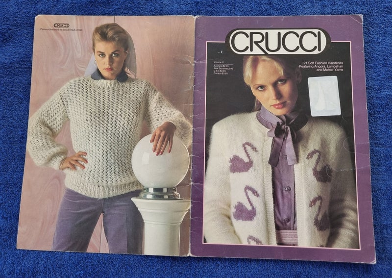 RETRO CRUCCI HAND KNITTING PATTERN BOOK VOL 11 - 21 WOMENS' PATTERNS Carousel 2