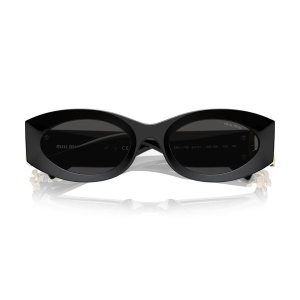 Miu Miu MU 11WS 1AB5S0 Women's Sunglasses - Black, Dark Grey Lenses Carousel 2