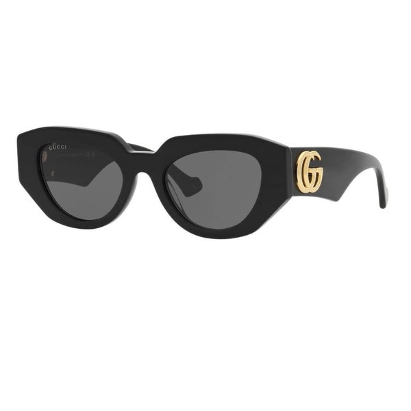 Gucci GG1421S 001 Women's Sunglasses - Black Frame, Grey Lenses Carousel 1