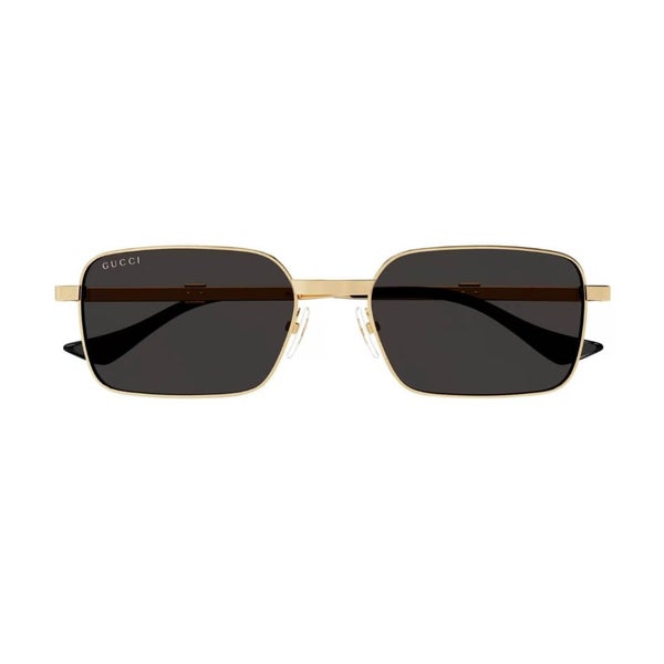 Gucci GG1495S 001 Men's Sunglasses - Gold Frame, Grey Lenses Carousel 2