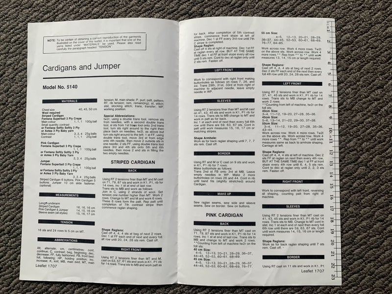 Vintage Baby Knitting Pattern Book Lot Fontana New Era Cardigans x 3 Carousel 14