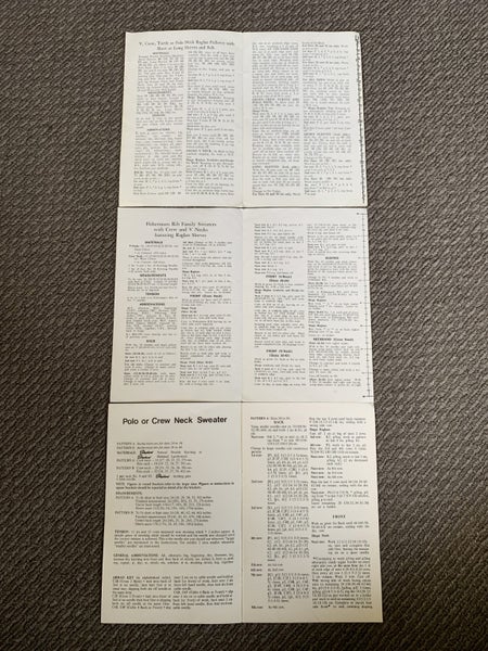 Vintage Patons Shepherd Kaiapoi Knitting Patterns Cardigan Sweater Lot x4 Carousel 5