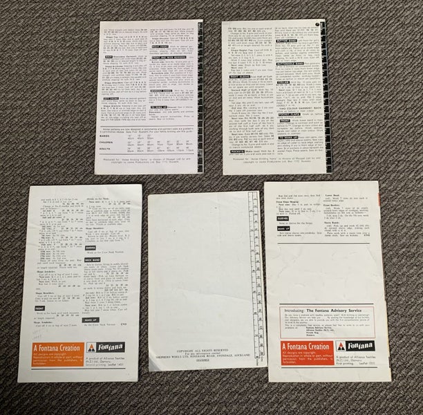 Vintage Patons Aotea Children Knitting Patterns Cardigan Vest Lot x4 Carousel 3