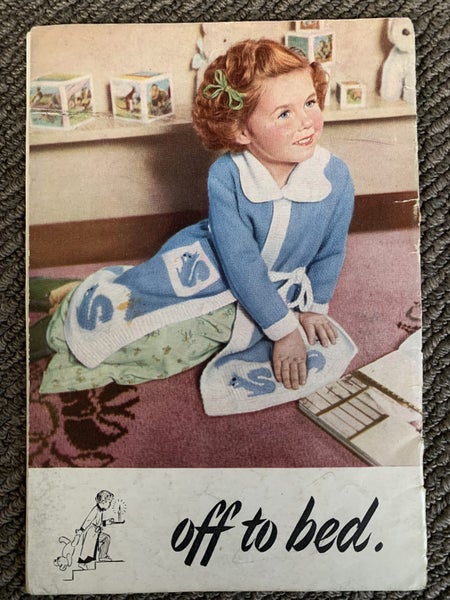 Vintage Stitchcraft – “Play Days” children’s knitting booklet. Carousel 11