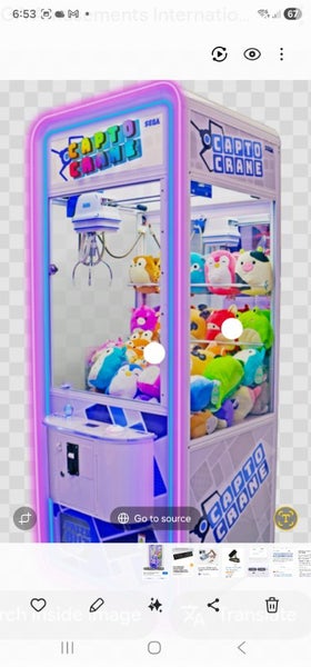 Sega Crane arcade machine Carousel 1