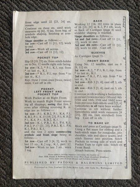 Vintage Patons & Baldwins 248 Cute Cardigans 4 Ply Knitting Pattern Booklet Carousel 5