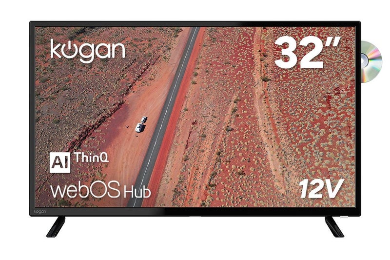 Kogan 32" LED WebOS ThinQ AI 12V Smart TV & DVD Combo - D97S Carousel 1