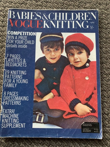 Vintage Vogue Knitting – Babies & Children – 1969 – British Edition Carousel 1