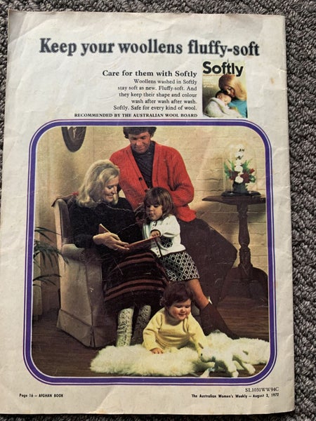 Vintage Australian Women’s Weekly Afghan Knitting & Crochet Book – 1972 Carousel 6