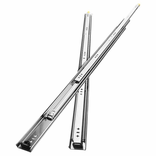 2X Drawer Slide Runner Cabinet Guide Track 1000mm Carousel 1