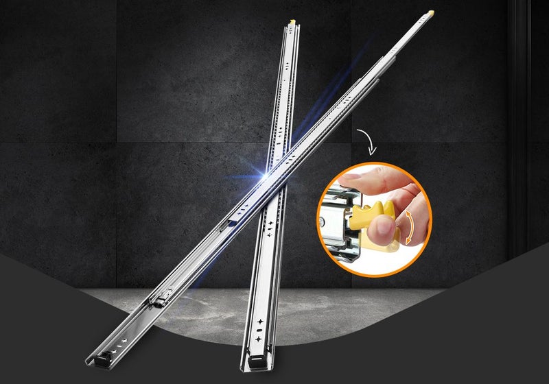 Drawer Slide Runner Cabinet Rails Track 1000mm Carousel 2