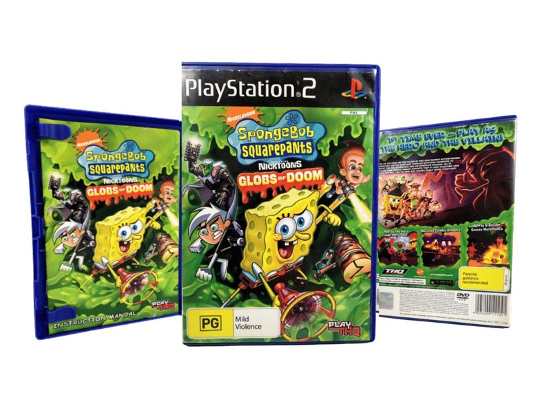SpongeBob SquarePants featuring NickToons: GLOBS OF DOOM (PS2) *COMPLETE* Carousel 1