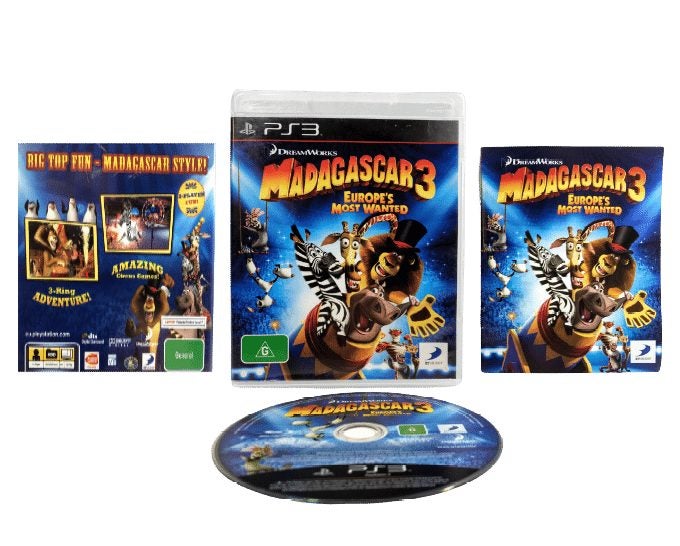 Madagascar 3 Europe's Most Wanted the Game (PS3) *EXCELLENT & COMPLETE* Carousel 1