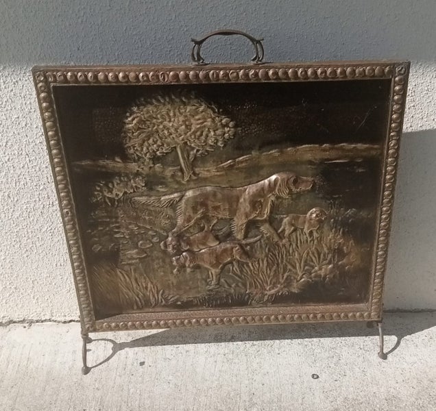 Vintage fire screen Carousel 1