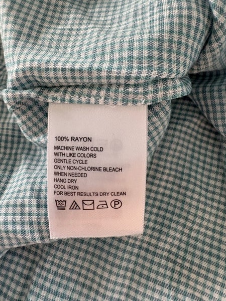 TOMMY BAHAMA Montauk Gingham Popover Top (12) Carousel 12