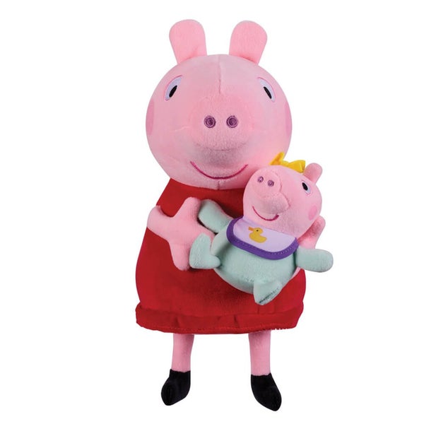 Peppa Pig | Peppa Pig Cuddling Baby Evie 23cm | Soft Toy | 18 months+ Carousel 2