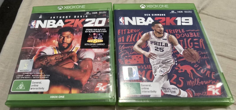 NBA2K19 Ben Simmons + NBA2K20 Anthony Davis Xbox One games Carousel 1