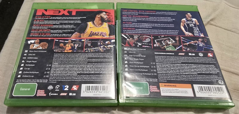 NBA2K19 Ben Simmons + NBA2K20 Anthony Davis Xbox One games Carousel 2