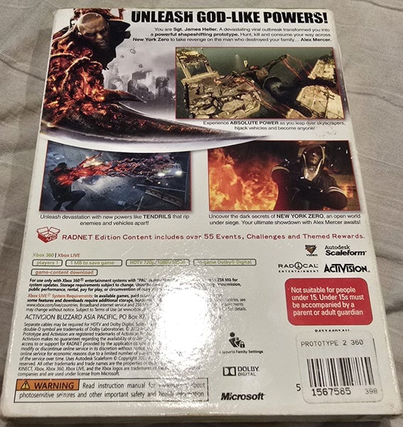 XBOX 360 PROTOTYPE 2 Carousel 2