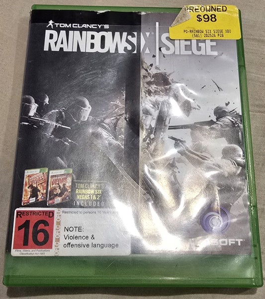 Tom Clancys Rainbow Six Siege XBOX ONE Carousel 1