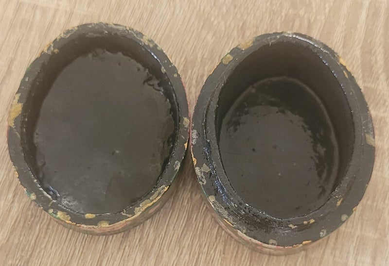 Antique Kashmiri Papier-Mâché Trinket / Snuff Box – c.1900 Carousel 4