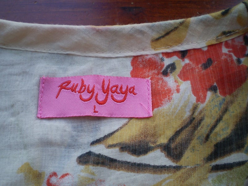 RUBY YAYA DESIGNER PRETTY BOHO FLORAL 3/4 DRESS 16/18 Carousel 6